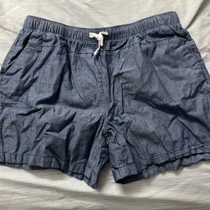 Wonder Nation Kids Cotton Shorts, Size XL (14-16), Denim Blue